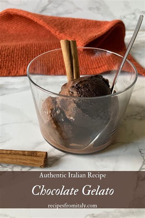 Authentic Homemade Chocolate Gelato Recipe - Recipes from Italy