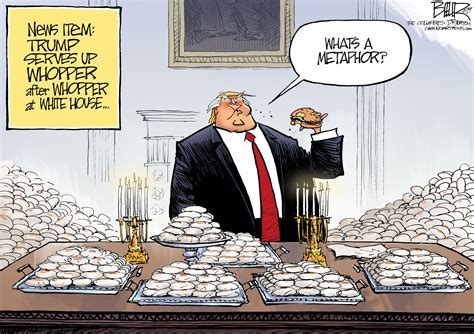 Political cartoons: Trump's fast-food feast