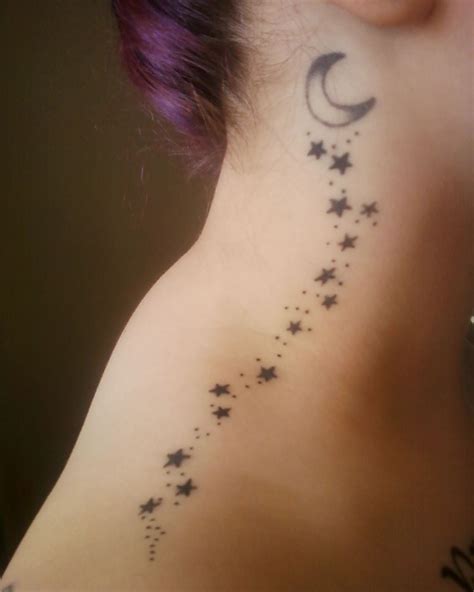 My crescent moon and stars | Tatouage étoile, Tatouage étoile poignet ...