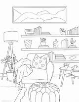 coloring Pages Boho Decor  Audrey Chenal sketch template
