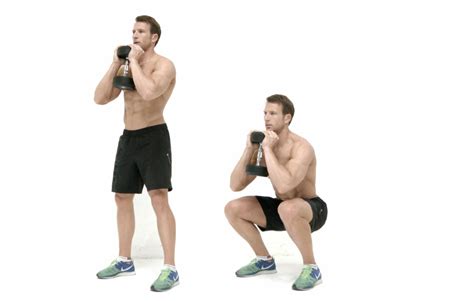 How to do the dumbbell goblet squat - Men's Health