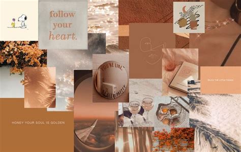 Aesthetic wallpaper laptop beige orange | Vintage desktop wallpapers, Aesthetic desktop ...