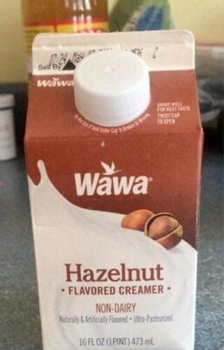 Wawa Grocery Hazelnut Flavored Creamer - 15 ml, Nutrition Information | Innit