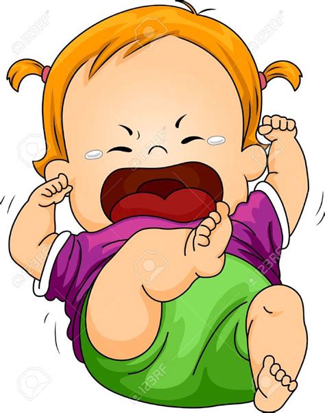 Illustration Featuring a Baby Throwing a Tantrum , #Aff, #Featuring, #Illustration, #Baby, # ...