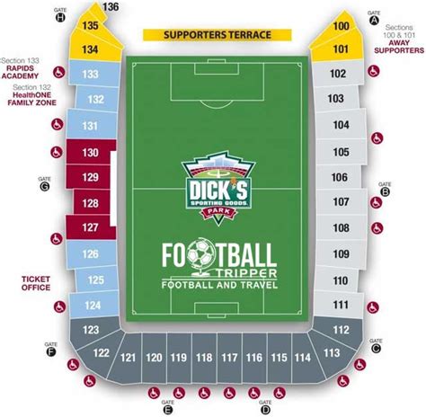 Colorado Rapids Stadium - Dick's Sporting Goods Park - Football Tripper