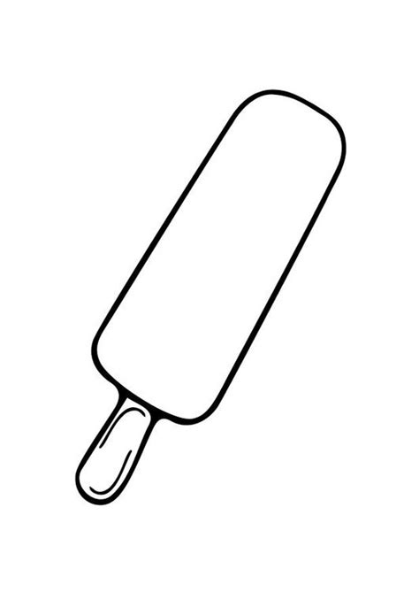 Coloring page popsicle - img 10169. | Printable coloring pages ...