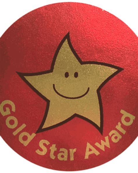 Sticker Gold Star Award - The Learning Store - Teacher & School ...