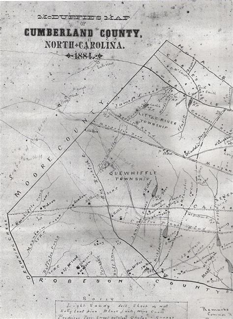 McDuffie's Map of Cumberland - 1884