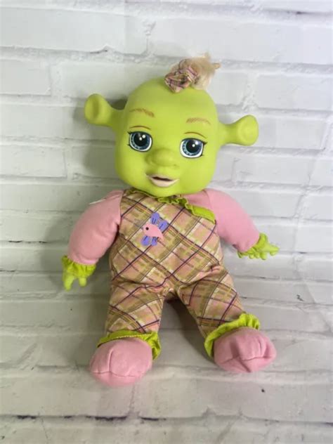MGA SHREK BABY Felicia Ogre Laugh With Me Toy Doll Plush Body Vinyl ...