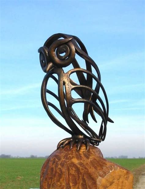 Eveil (Sculpture Métal Animalière les Oiseaux)