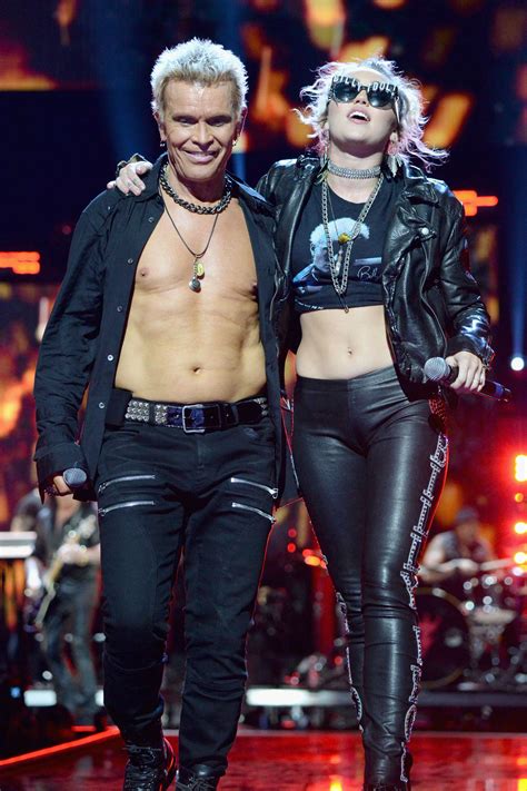 Miley Cyrus and Billy Idol Performs at 2016 iHeartRadio Music Festival Day 1 in Las Vegas – GotCeleb