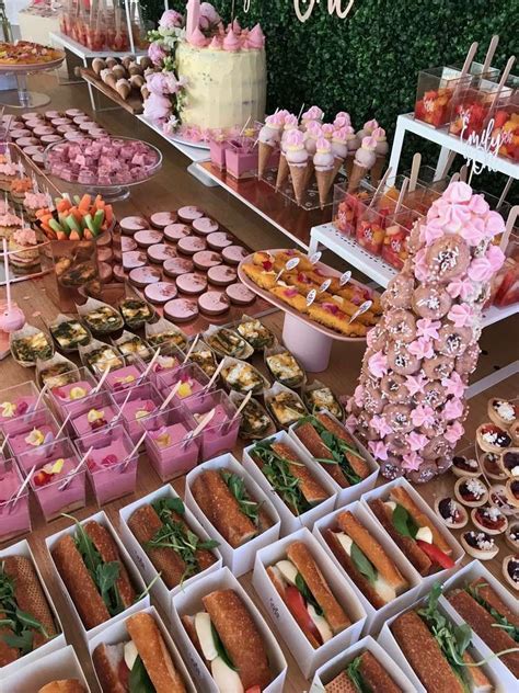 Rose gold and pink Birthday Party Ideas | Photo 11 of 19 | Bandejas de ...