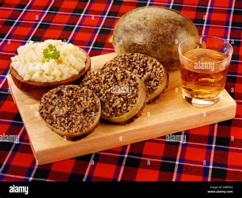 Burns night haggis hi-res stock photography and images - Alamy