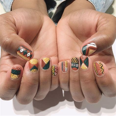 This African Print–Inspired Nail Art Captures The Spirit Of The ...