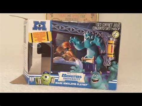 ( this toy is amazing ) monsters University/ monsters Inc. scare simulator playset - YouTube