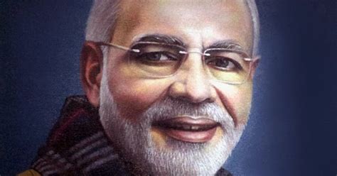 Portrait Painting: Narendra Modi: Painting Prime Minister