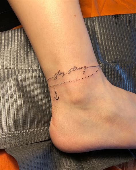 15 Ankle Band Tattoo Ideas and Meanings You'll Fall in Love With ...