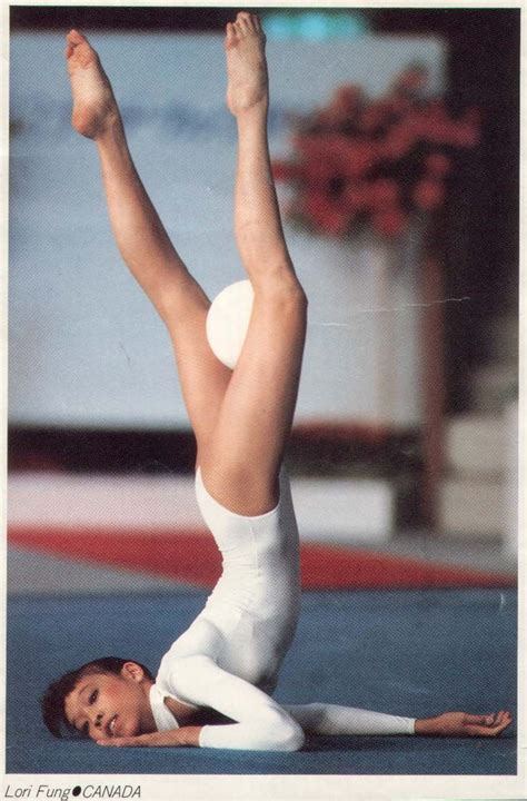 Lori Fung (Canada) is the first rhythmic gymnastics Olympic Champion (Olympic Games in Los ...