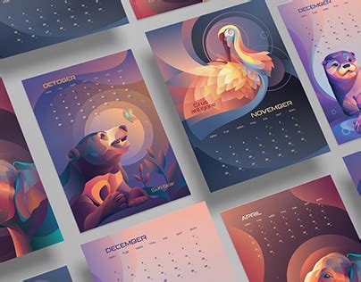 Calendar Projects | Photos, videos, logos, illustrations and branding on Behance