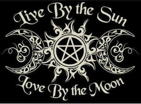 Live by the sun, love by the moon. What a beautiful sentiment. Triple Goddess Artwork #witch # ...