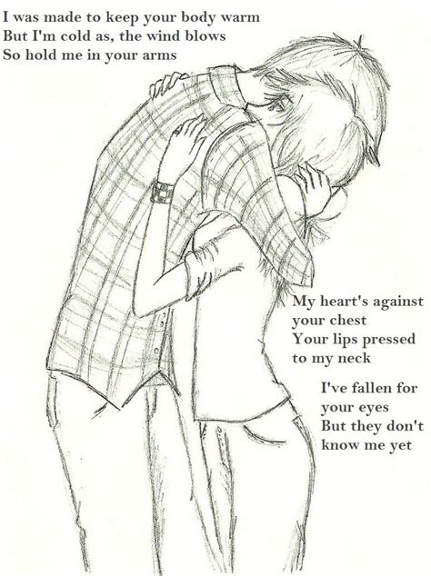 Ed Sheeran - Kiss me | Hugging drawing, Couple drawings, Hugging couple