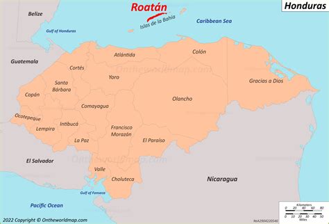 Roatán Map | Honduras | Detailed Maps of Roatán Island