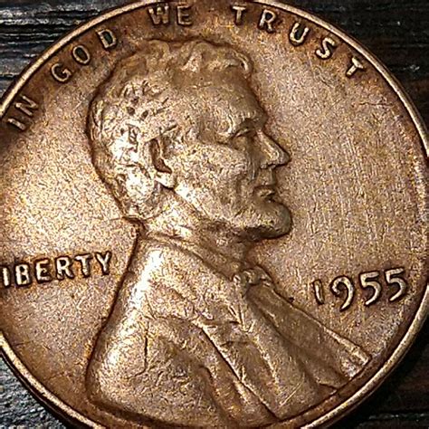 1955 Lincoln No Mint Mark WHEAT PENNY One Cent Coin | eBay