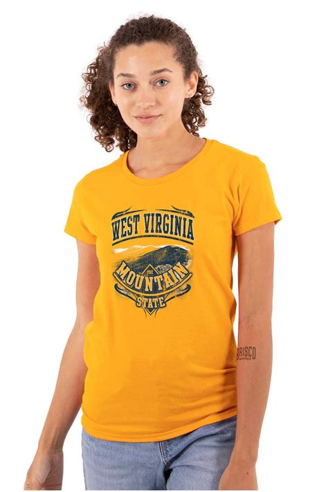 West Virginia Student Game Uniform Women's T Shirt Ladies Tee Brisco Brands X - Walmart.com