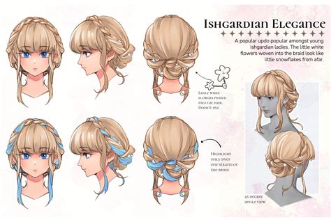 「my entry for ffxiv's 2023 hairstyle cont」|Mishheのイラスト