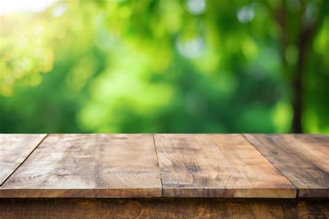 Premium Photo | A wooden table with a green background and the word table on it