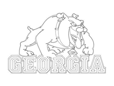 Georgia Bulldogs Logo Vector DXF File | Vectors File