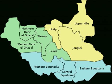 Map Of South Sudan States And Counties - Printable Map