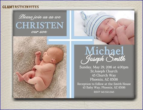 Baby Boy Baptism Invitation Background - Invitations : Resume Examples #dP9l7JaO2R