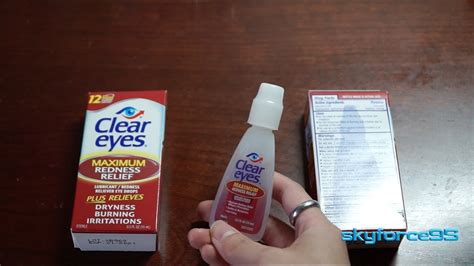 Clear Eyes Eye Drops Review - YouTube