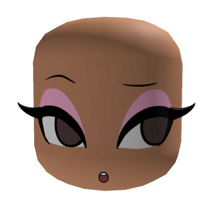 🎈WHAT - Head Girl With eyelashes skin tone | Roblox Item - Rolimon's