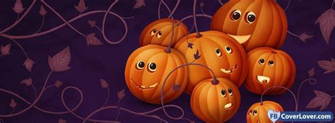 Halloween Cute Pumpkins Holidays And Celebrations Facebook Cover Maker ...