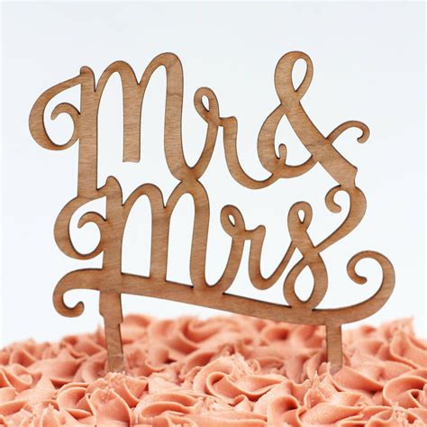 Mr And Mrs Cake Topper | Cake toppers, Topper, Personalized gifts