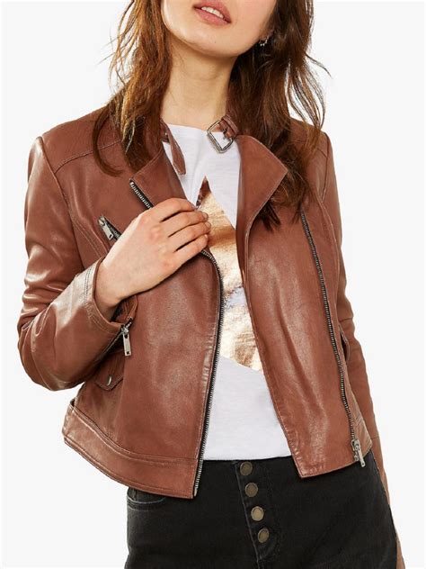 Tan-Leather-Jacket-Women-1 | Leather Garments