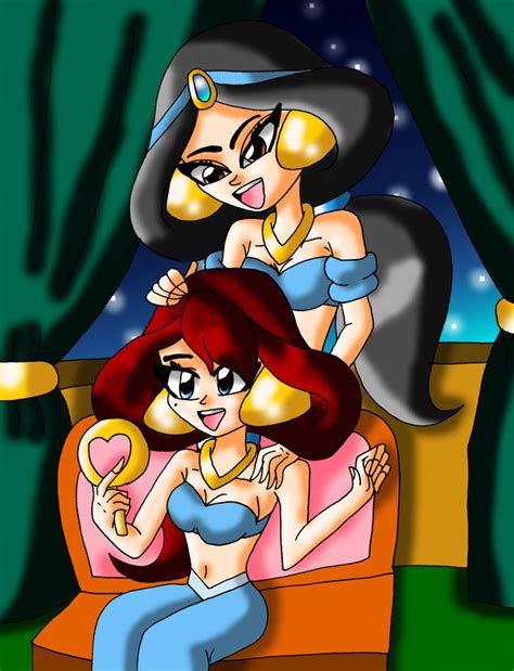 Jasmine Meets Princess Jasmine by David3X on DeviantArt