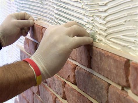 How to Install Brick Veneer on a Wall | Brick interior, Brick interior wall, Fake brick wall