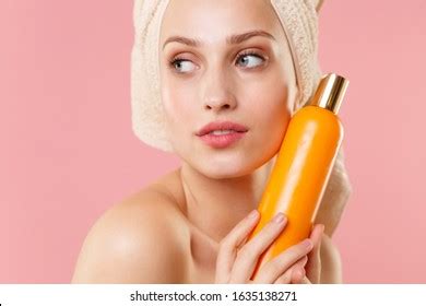 Close Blonde Half Naked Woman 20s Stock Photo 1635138271 | Shutterstock