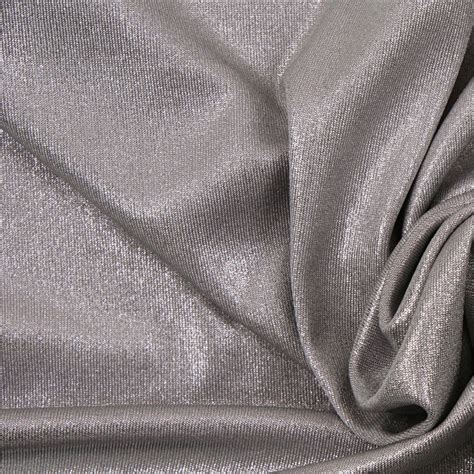 Silver Solid Metallic Jersey | Fabric, Mood fabrics, Jersey fabric