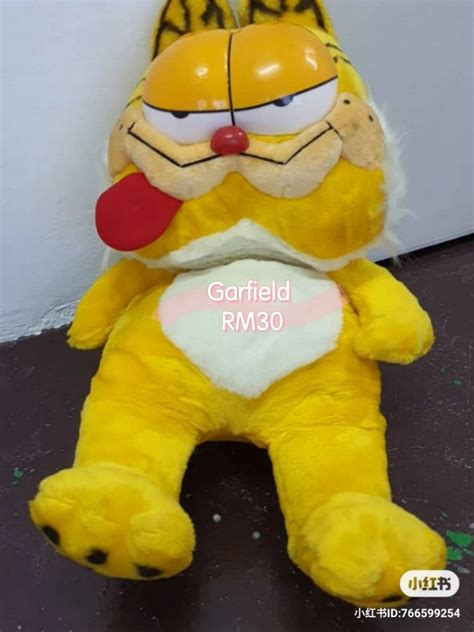 Garfield Plush Toy, Hobbies & Toys, Toys & Games on Carousell