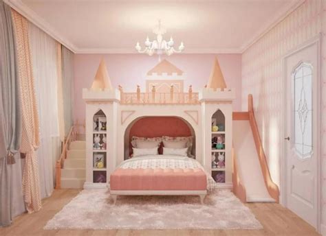 Unique & Luxury Princess Castle Modern full Bed Furniture | Kinderschlafzimmer, Kinder zimmer ...