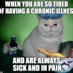 Sick Cat Meme Generator - Imgflip