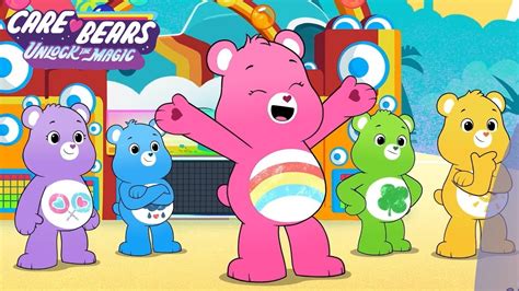 Care Bears Unlock The Magic - Neon Beach Party | Care Bears Episodes - YouTube