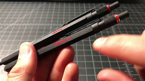 Rotring 600 vs Rotring 800 Ballpoint Pen Comparison - YouTube