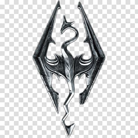 Transparent Skyrim Dragon Logo : Download now for free this elder scrolls skyrim flying dragon ...