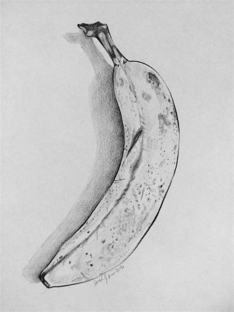 This item is unavailable | Etsy | Banana sketch, Fruit sketch, Pencil art drawings