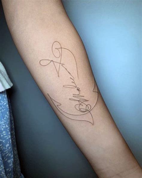 Top 100 Best Scribble Tattoos For Women - Hand Drawn Design Ideas